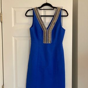Lilly Pulitzer electric blue shift dress
